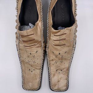 Zota Loafers "Vero Cuoio" Square Toe Mens 12